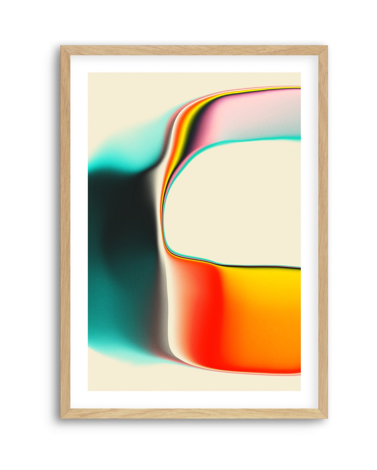 Vibrant Gradient Flow by Jazzberry Blue | Art Print