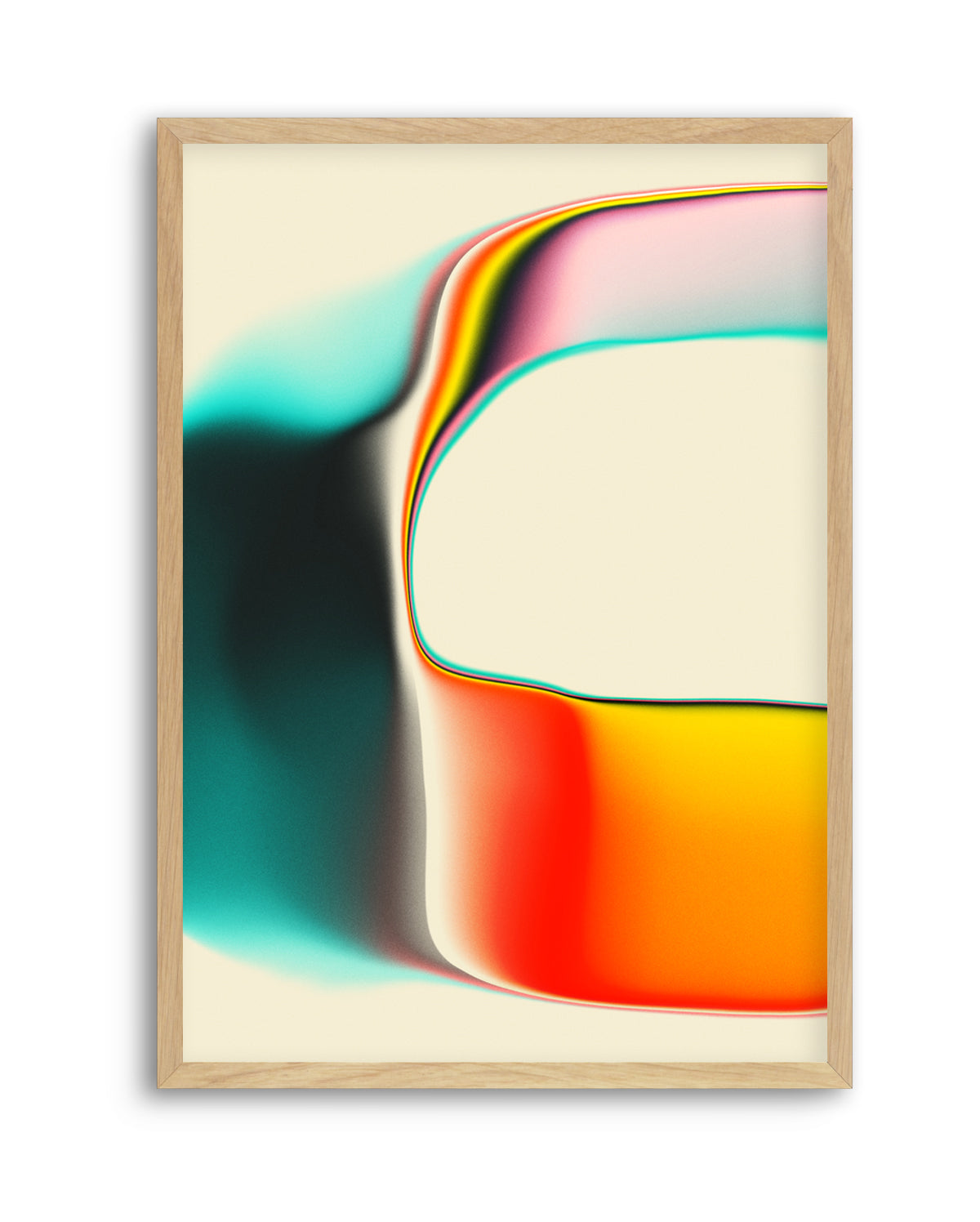Vibrant Gradient Flow by Jazzberry Blue | Art Print