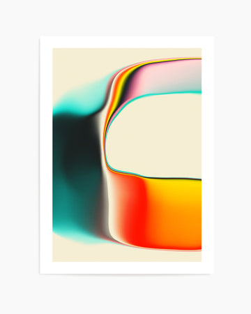Vibrant Gradient Flow by Jazzberry Blue | Art Print