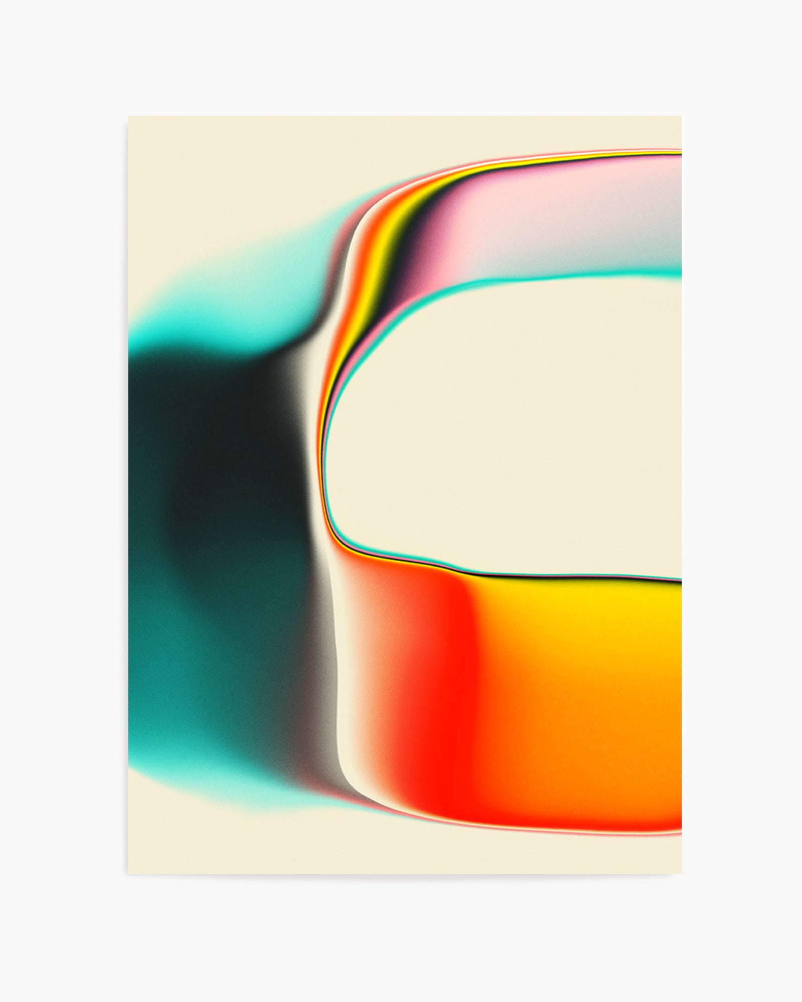 Vibrant Gradient Flow by Jazzberry Blue | Art Print