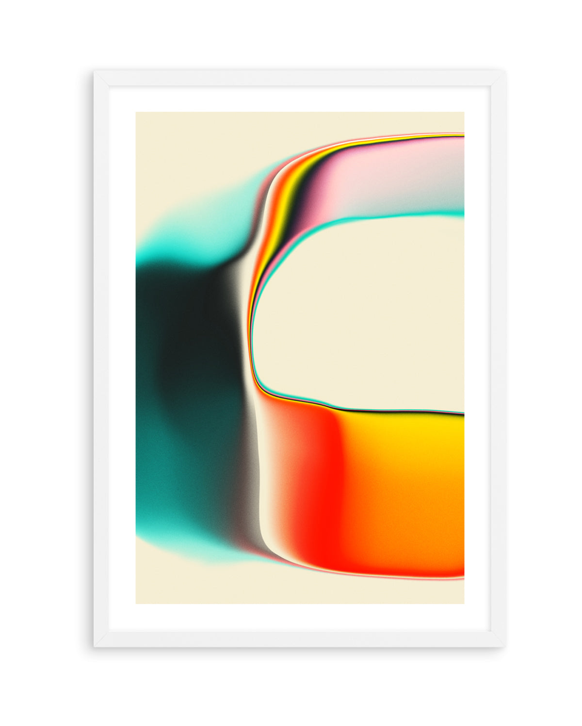 Vibrant Gradient Flow by Jazzberry Blue | Art Print