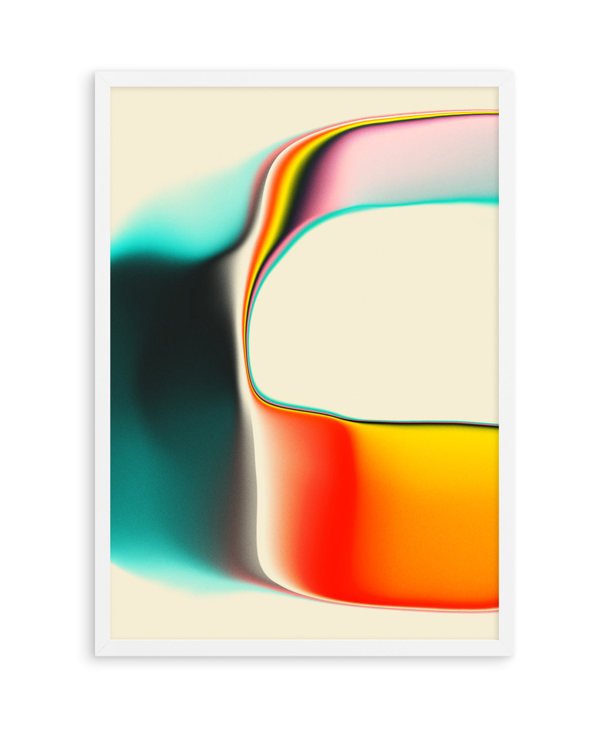 Vibrant Gradient Flow by Jazzberry Blue | Art Print
