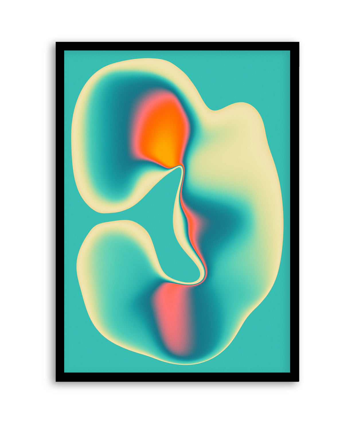 Vibrant Organic Flow by Jazzberry Blue | Art Print