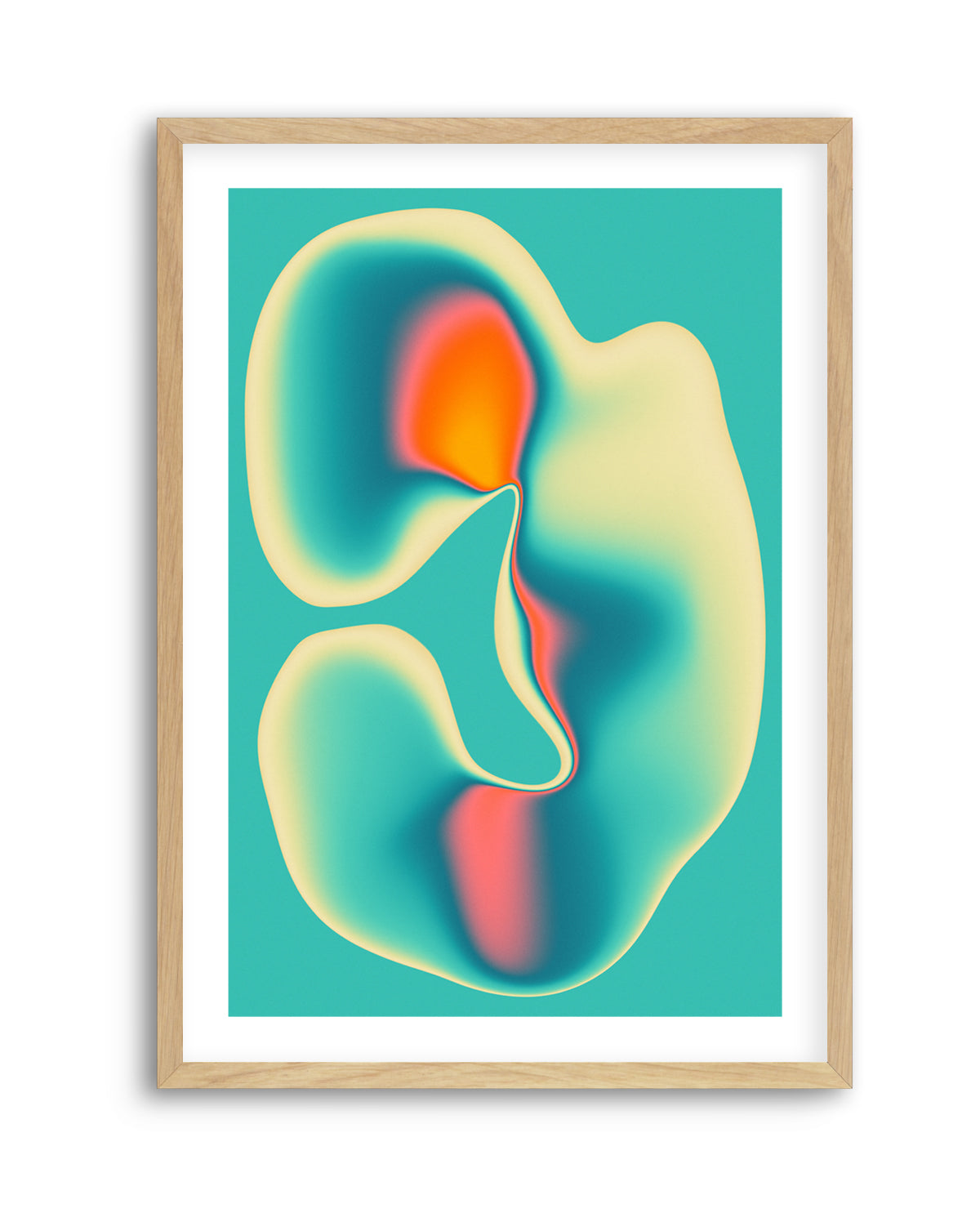 Vibrant Organic Flow by Jazzberry Blue | Art Print