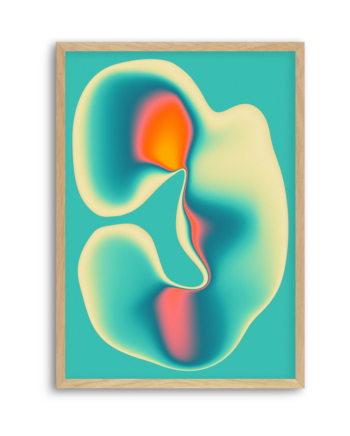 Vibrant Organic Flow by Jazzberry Blue | Art Print