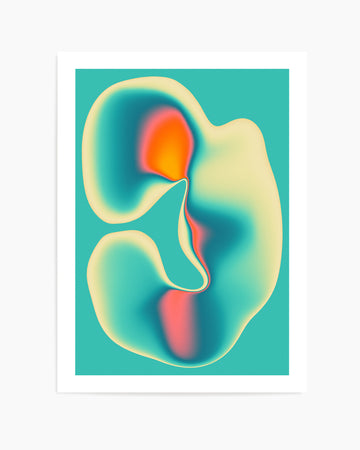 Vibrant Organic Flow by Jazzberry Blue | Art Print