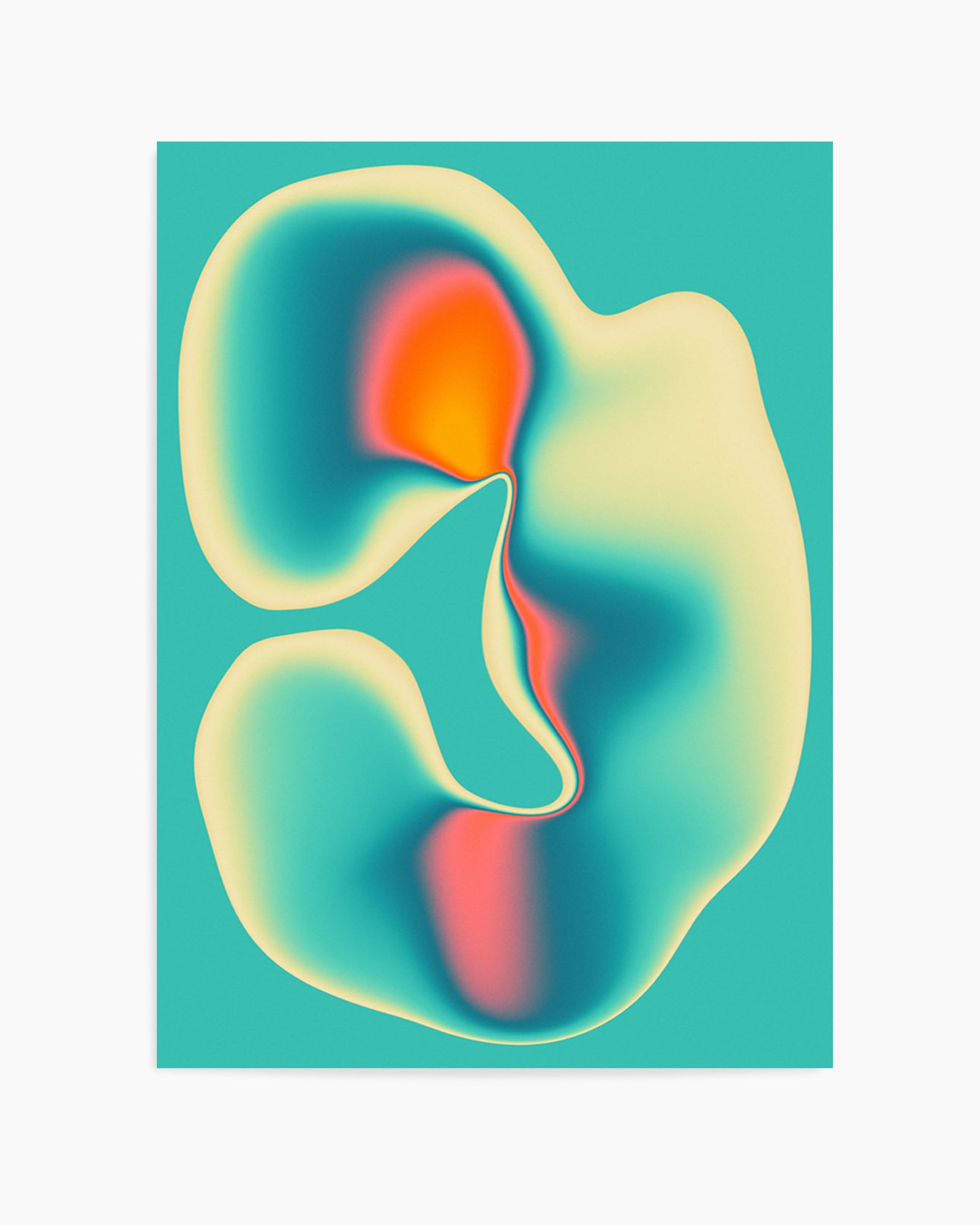 Vibrant Organic Flow by Jazzberry Blue | Art Print