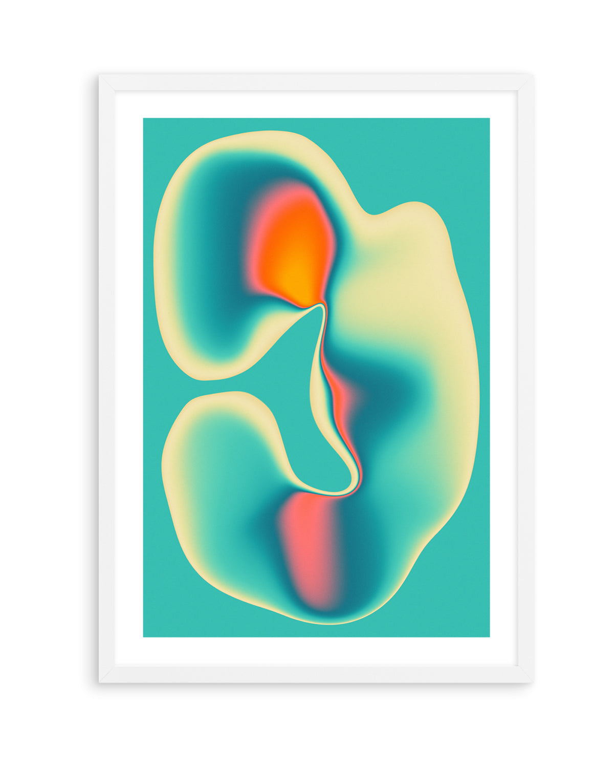 Vibrant Organic Flow by Jazzberry Blue | Art Print