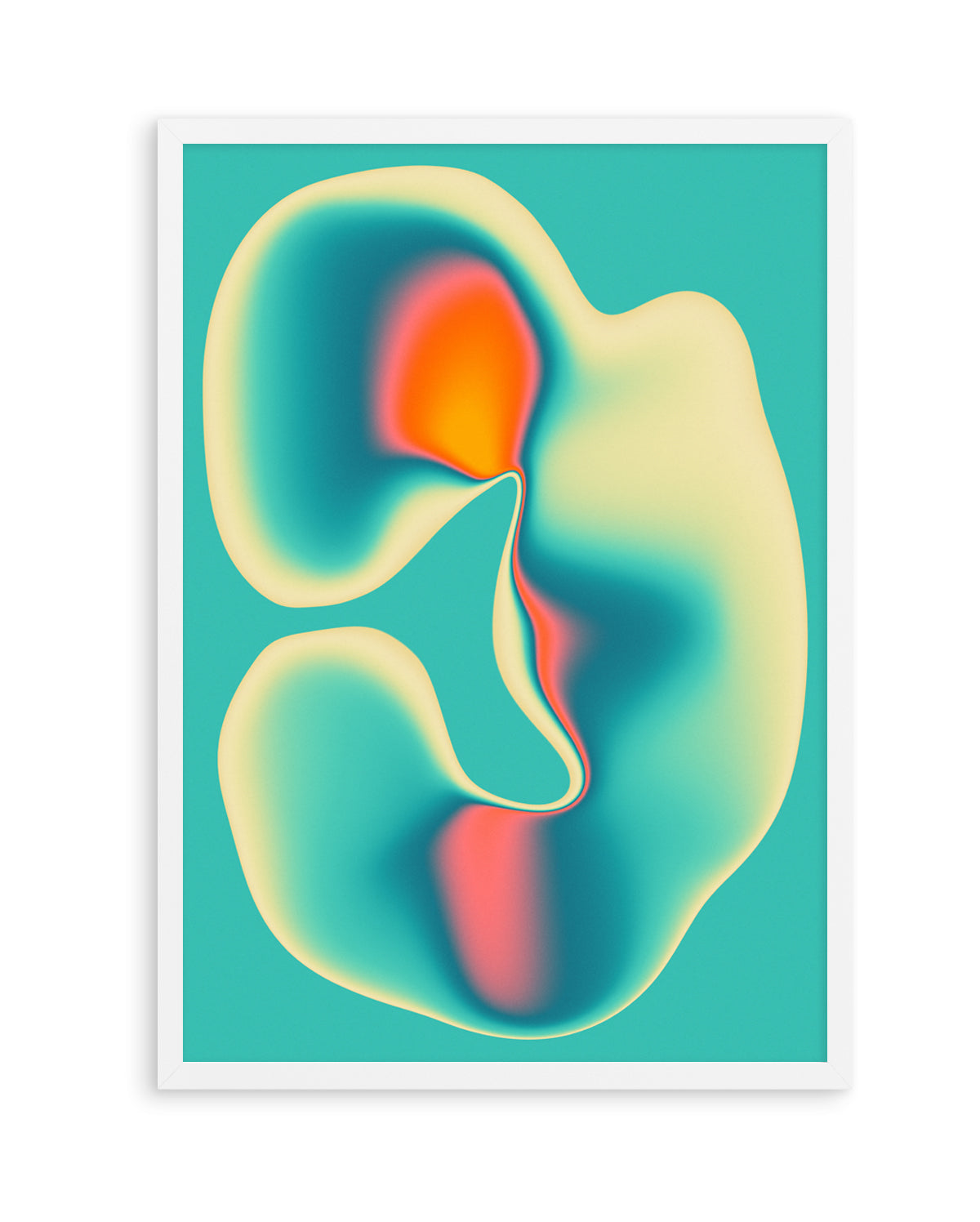 Vibrant Organic Flow by Jazzberry Blue | Art Print