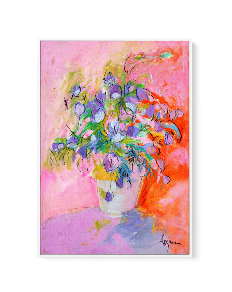 Vibrant Petals by Dorothy Fagan | Framed Canvas Art Print