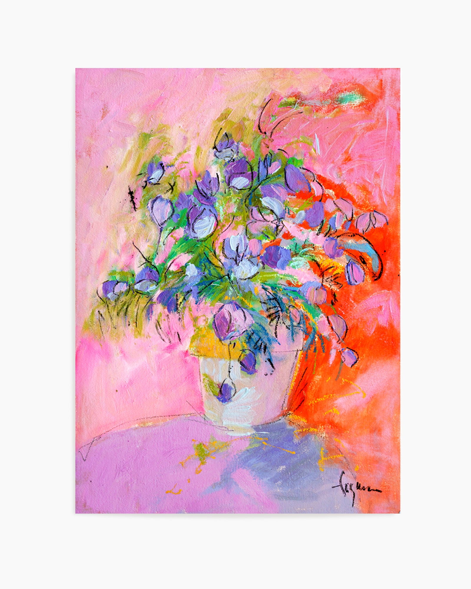 Vibrant Petals by Dorothy Fagan | Art Print
