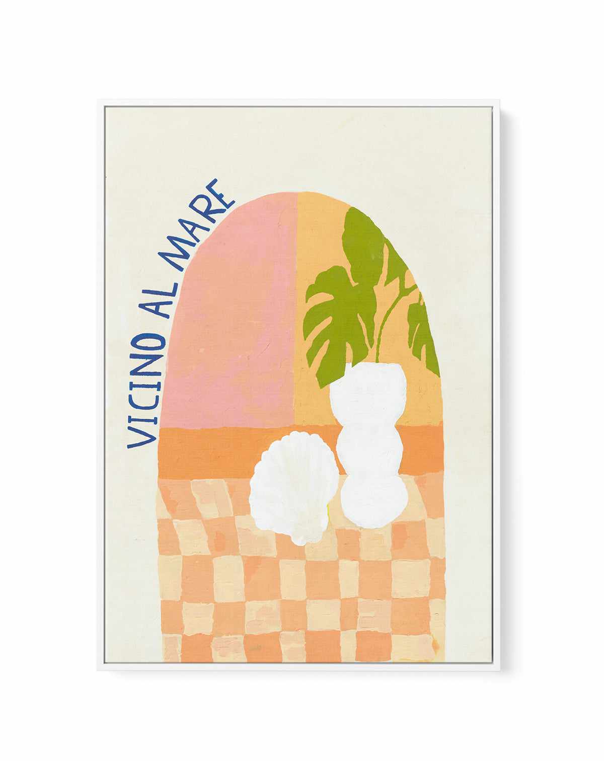 Vicino Al Mare | Framed Canvas Art Print