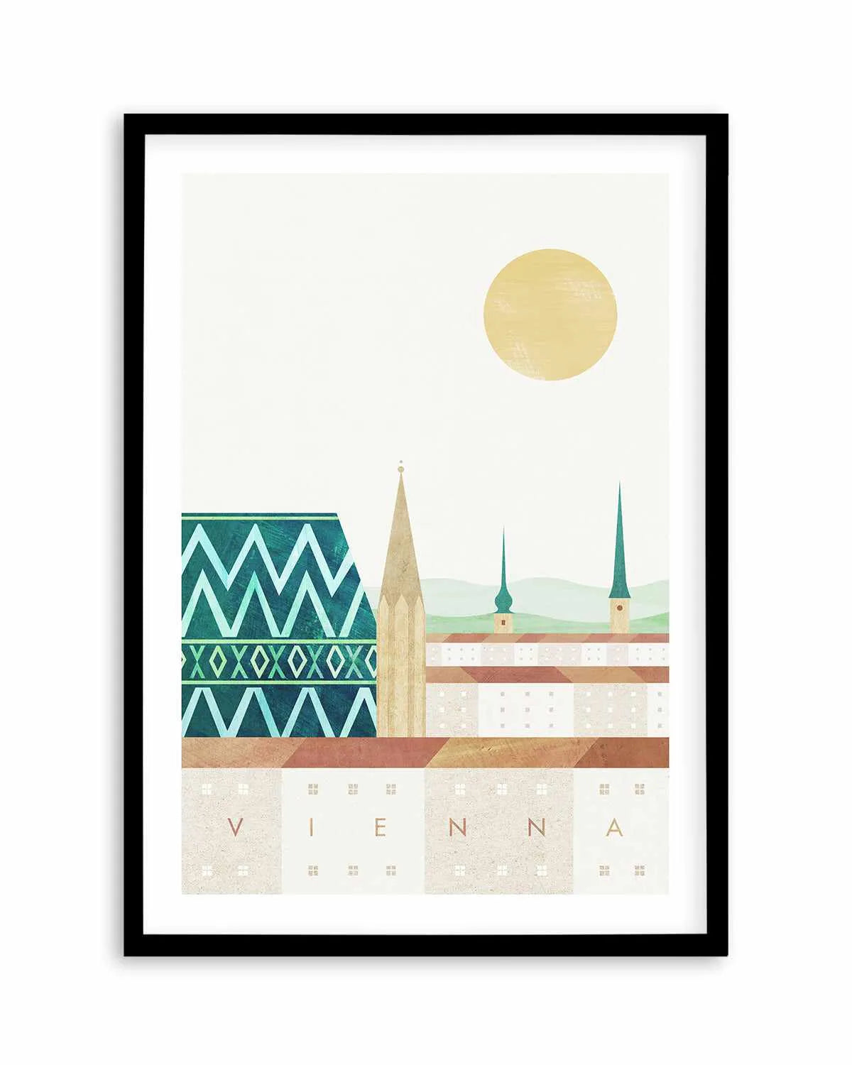Vienna by Henry Rivers Art Print from Olive et Oriel where you can shop wallpaper and artworks online