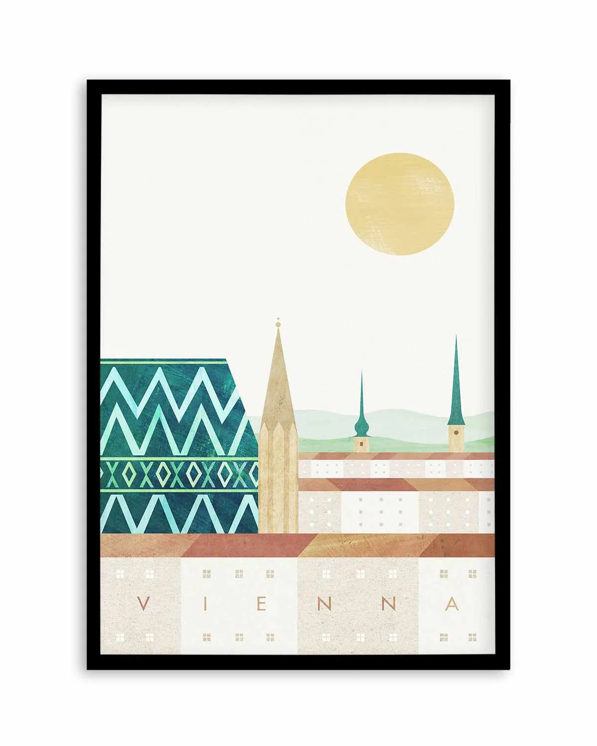 Vienna by Henry Rivers Art Print from Olive et Oriel where you can shop wallpaper and artworks online