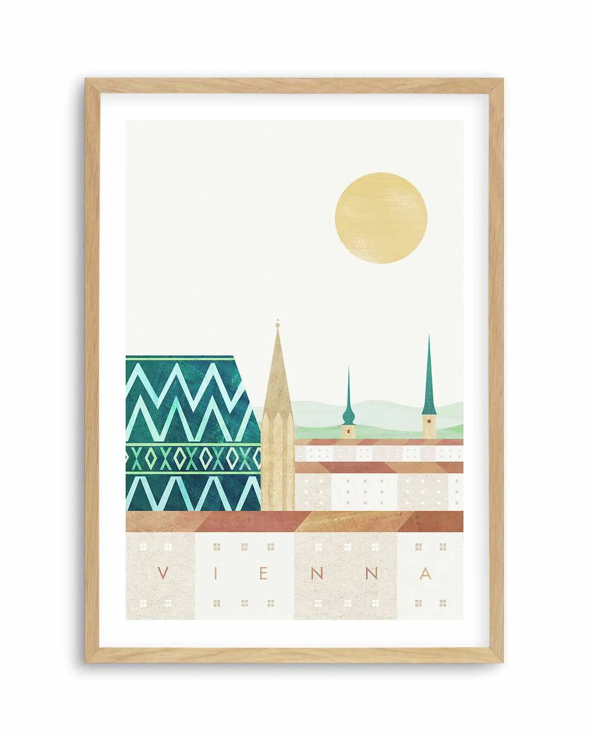 Vienna by Henry Rivers Art Print from Olive et Oriel where you can shop wallpaper and artworks online