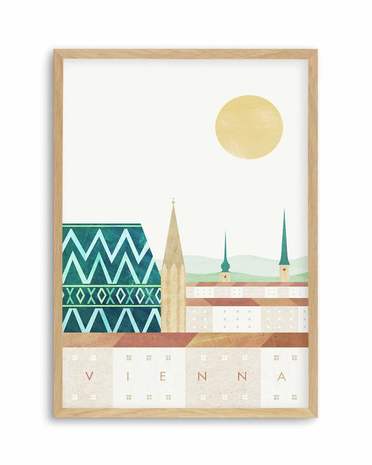 Vienna by Henry Rivers Art Print from Olive et Oriel where you can shop wallpaper and artworks online