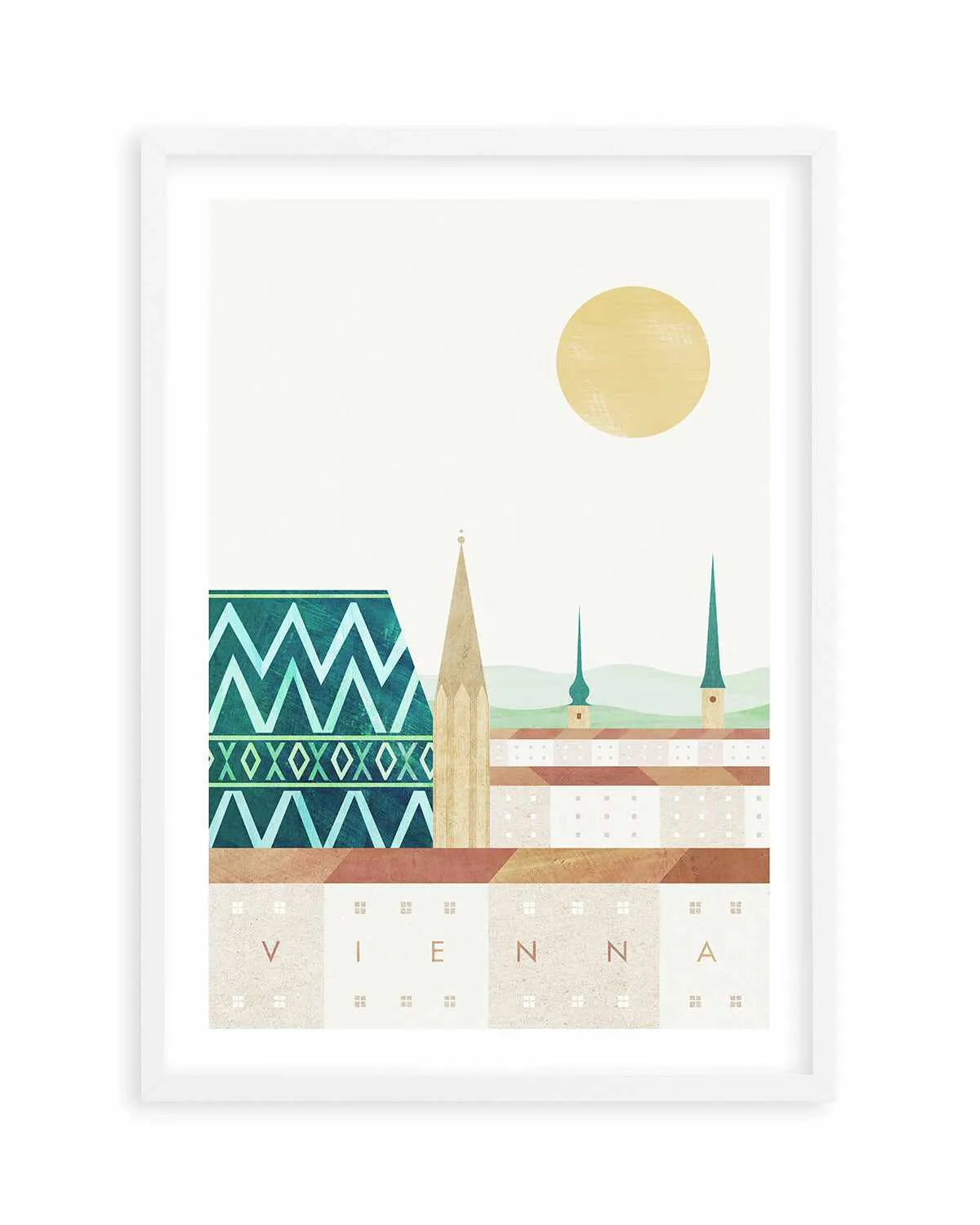 Vienna by Henry Rivers Art Print from Olive et Oriel where you can shop wallpaper and artworks online