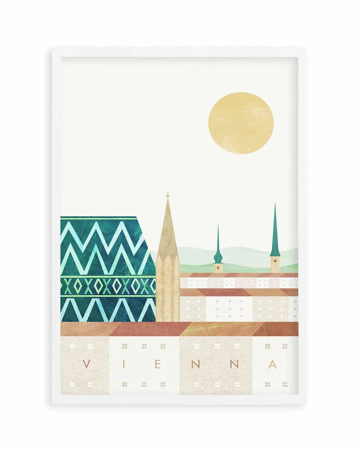 Vienna by Henry Rivers Art Print from Olive et Oriel where you can shop wallpaper and artworks online