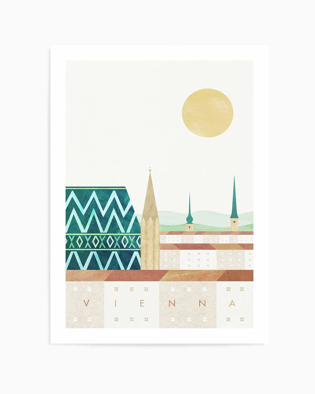 Vienna by Henry Rivers Art Print from Olive et Oriel where you can shop wallpaper and artworks online