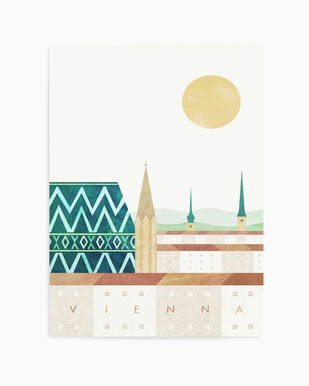 Vienna by Henry Rivers Art Print from Olive et Oriel where you can shop wallpaper and artworks online