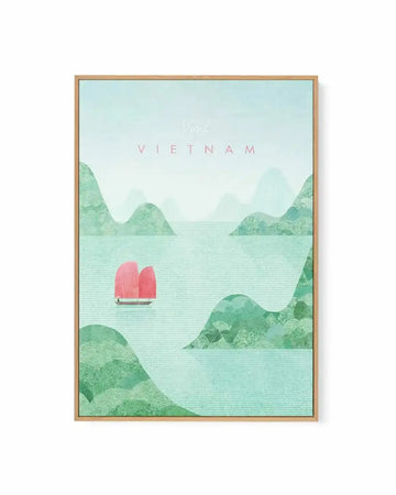 Vietnam by Henry Rivers | Framed Canvas Art Print from Olive et Oriel where you can shop wallpaper and artworks online