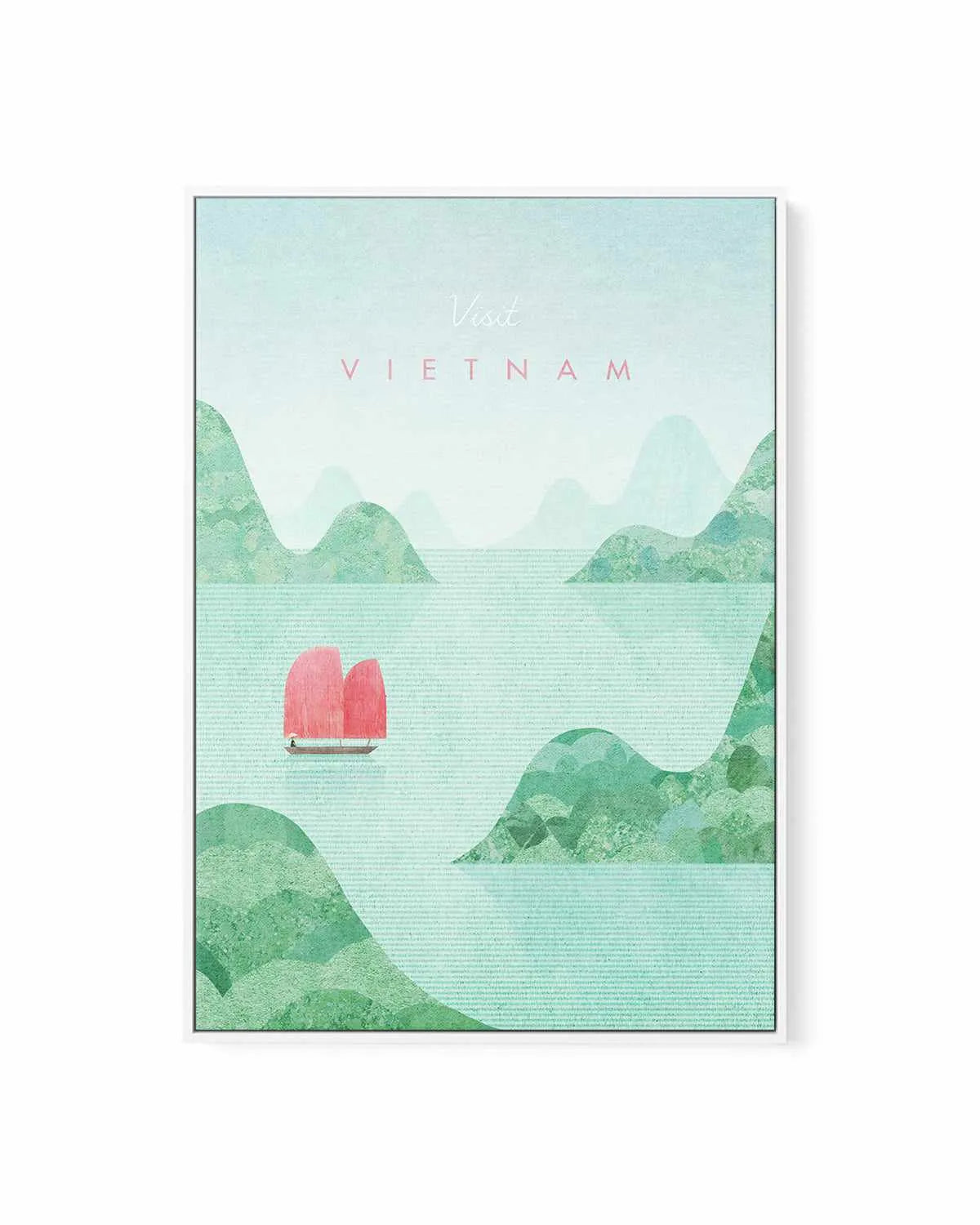 Vietnam by Henry Rivers | Framed Canvas Art Print from Olive et Oriel where you can shop wallpaper and artworks online