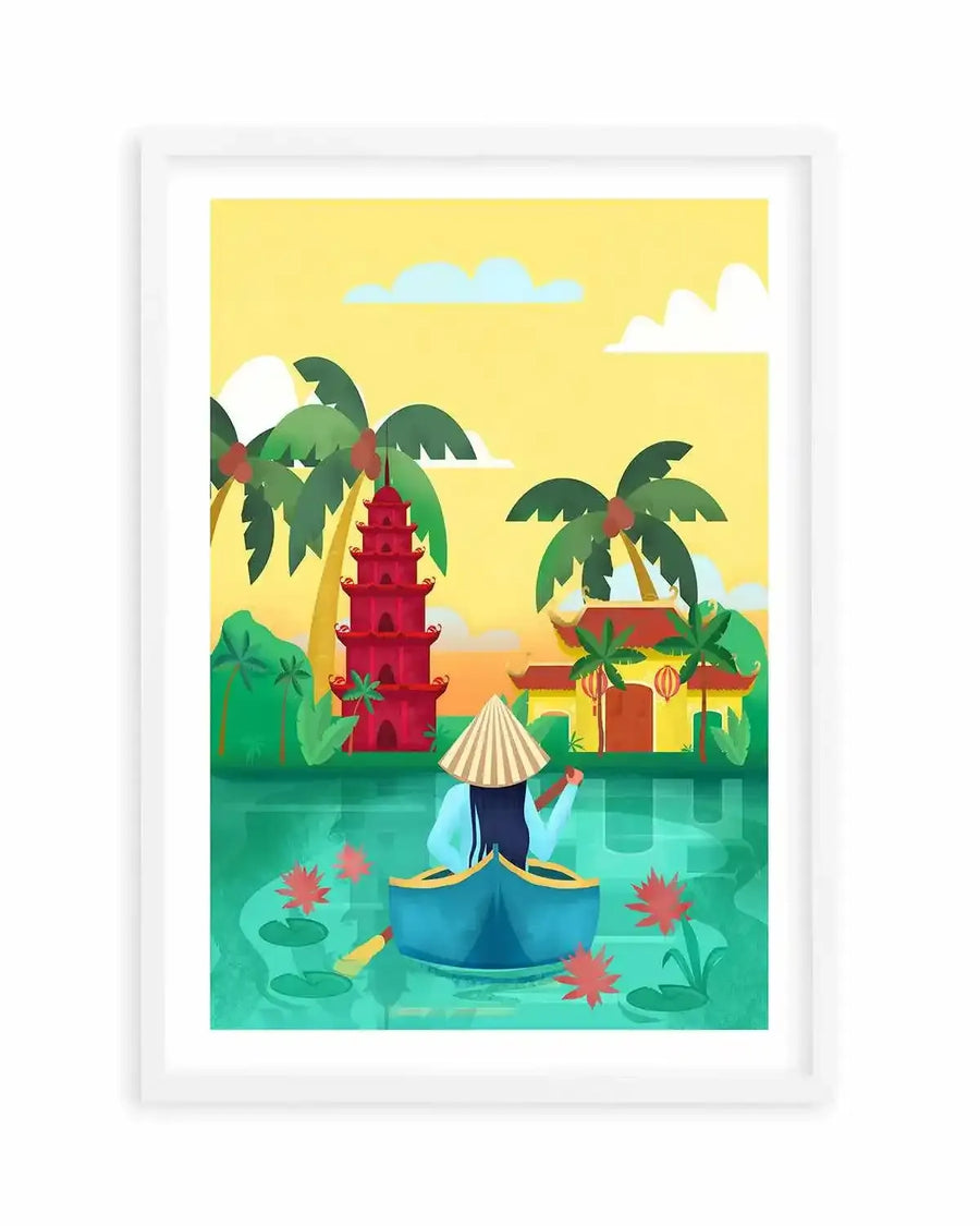 Vietnam by Petra Lizde Art Print from Olive et Oriel where you can shop wallpaper and artworks online
