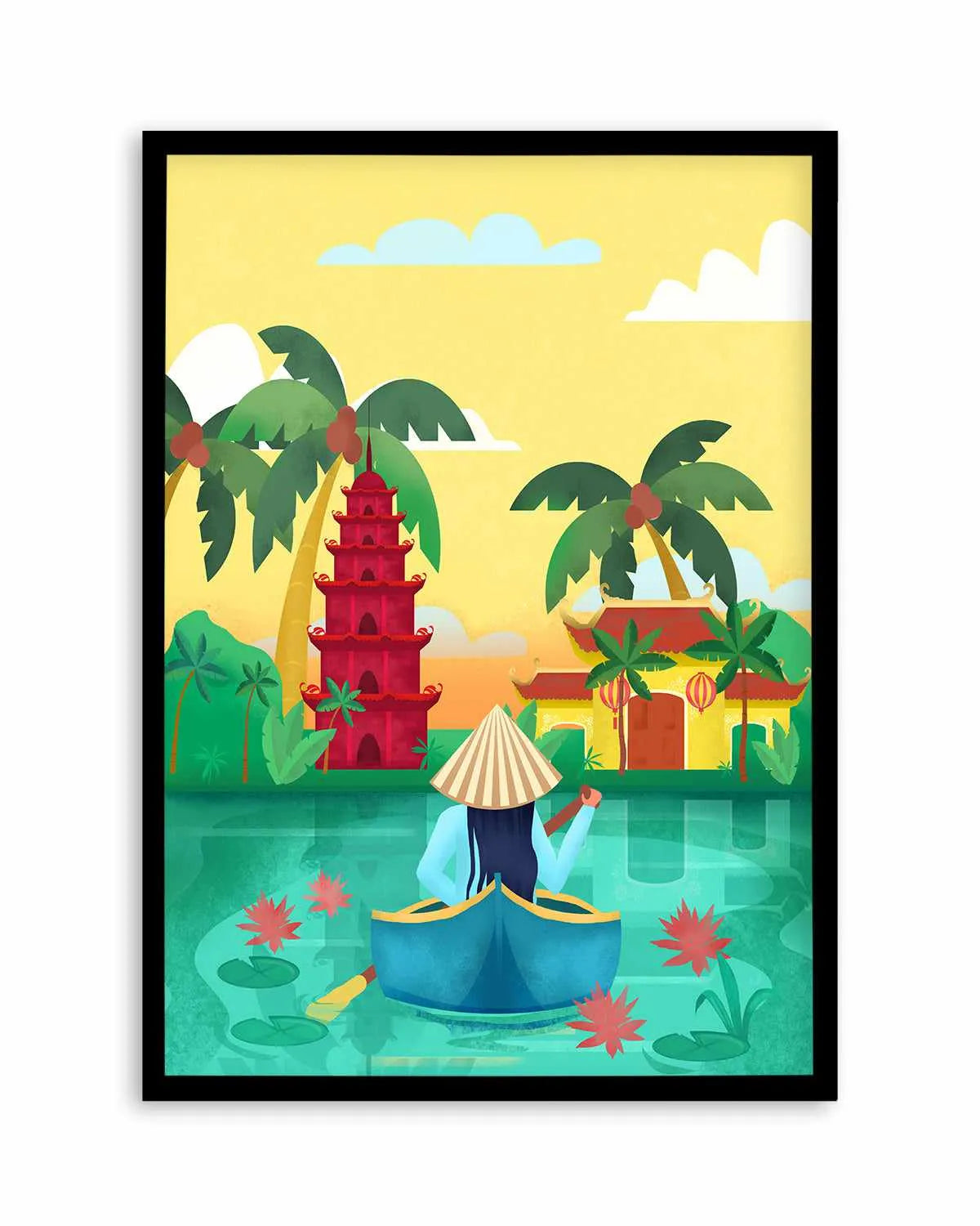 Vietnam by Petra Lizde Art Print from Olive et Oriel where you can shop wallpaper and artworks online