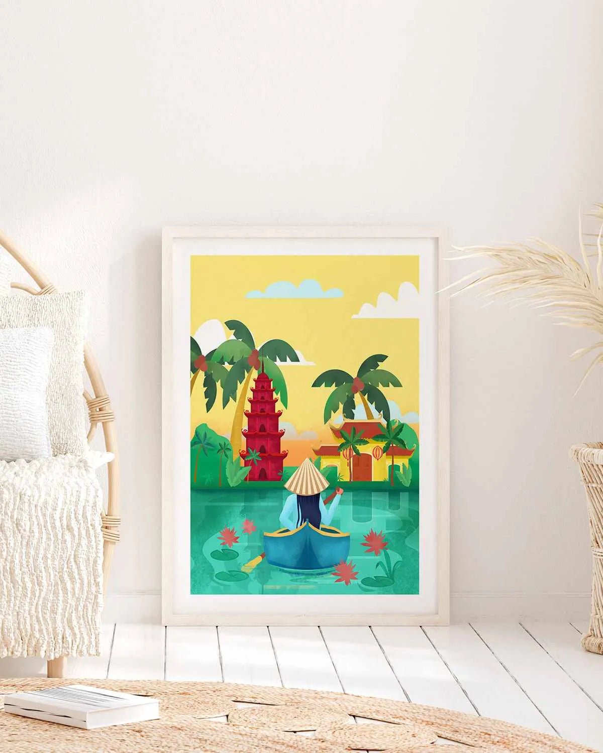 Vietnam by Petra Lizde Art Print from Olive et Oriel where you can shop wallpaper and artworks online