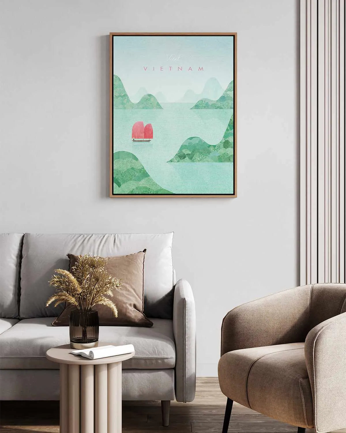 Vietnam by Henry Rivers | Framed Canvas Art Print from Olive et Oriel where you can shop wallpaper and artworks online