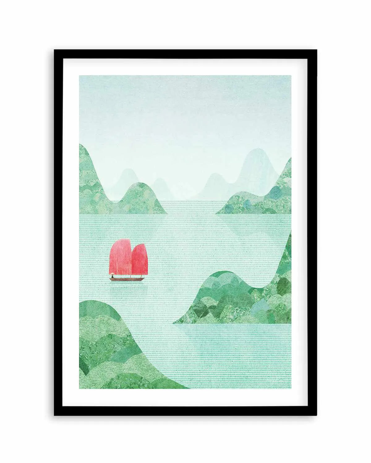 Vietnam, Halong Bay by Henry Rivers Art Print from Olive et Oriel where you can shop wallpaper and artworks online