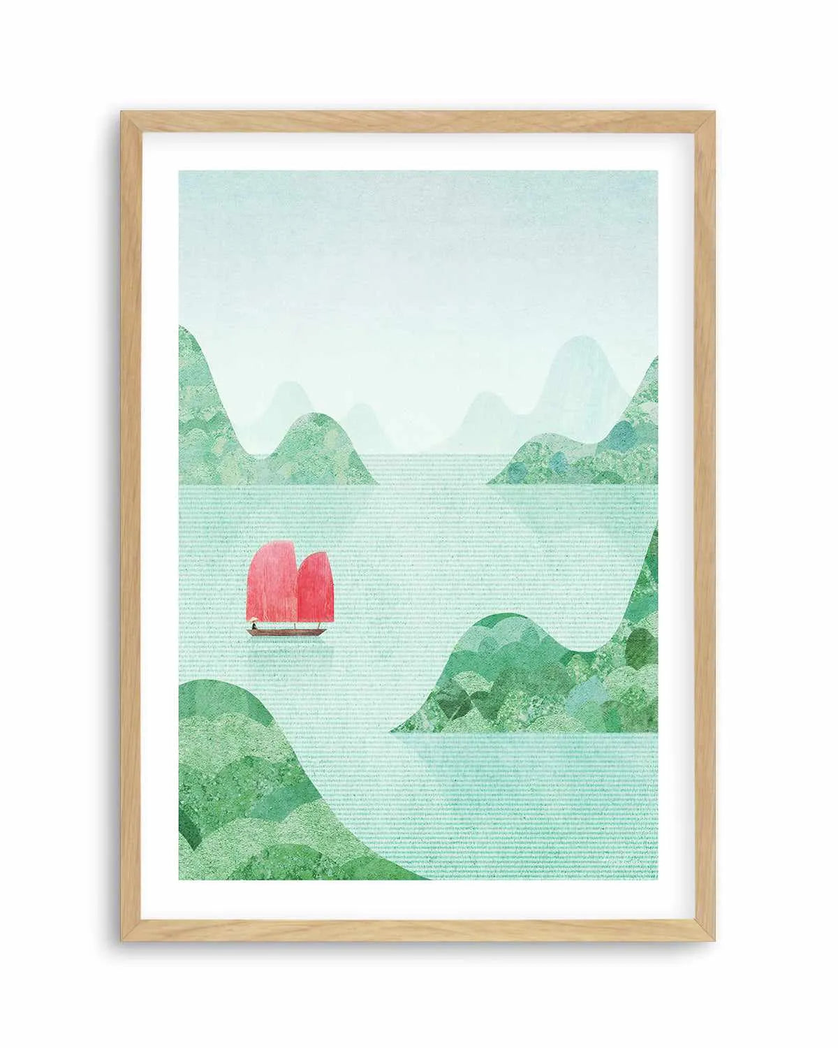 Vietnam, Halong Bay by Henry Rivers Art Print from Olive et Oriel where you can shop wallpaper and artworks online