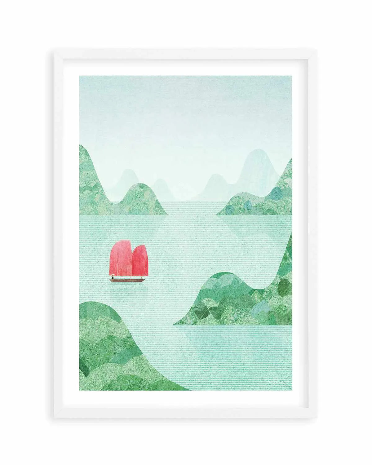 Vietnam, Halong Bay by Henry Rivers Art Print from Olive et Oriel where you can shop wallpaper and artworks online