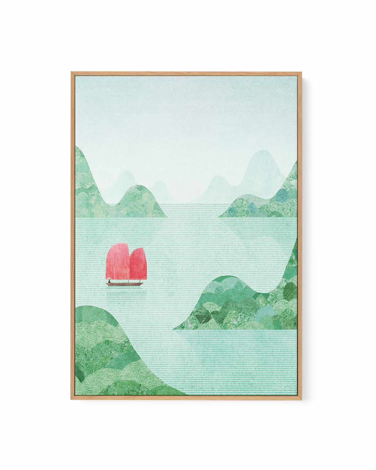 Vietnam, Halong Bay by Henry Rivers | Framed Canvas Art Print