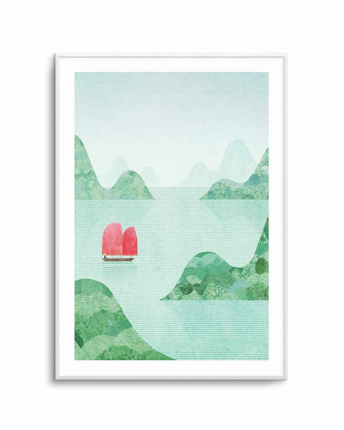 Vietnam, Halong Bay by Henry Rivers Art Print from Olive et Oriel where you can shop wallpaper and artworks online