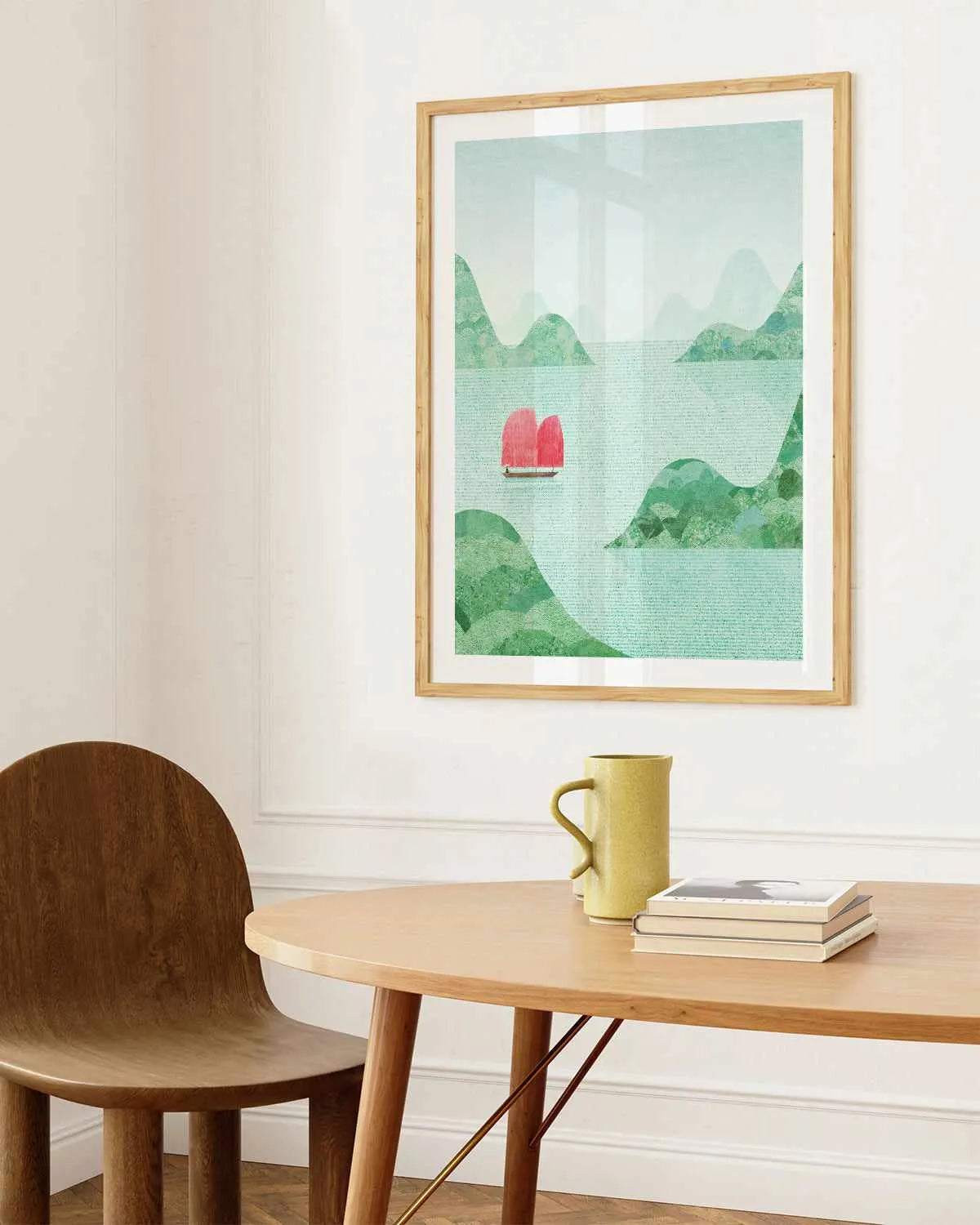 Vietnam, Halong Bay by Henry Rivers Art Print from Olive et Oriel where you can shop wallpaper and artworks online