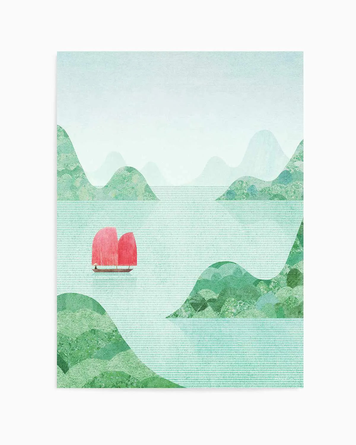 Vietnam, Halong Bay by Henry Rivers Art Print from Olive et Oriel where you can shop wallpaper and artworks online