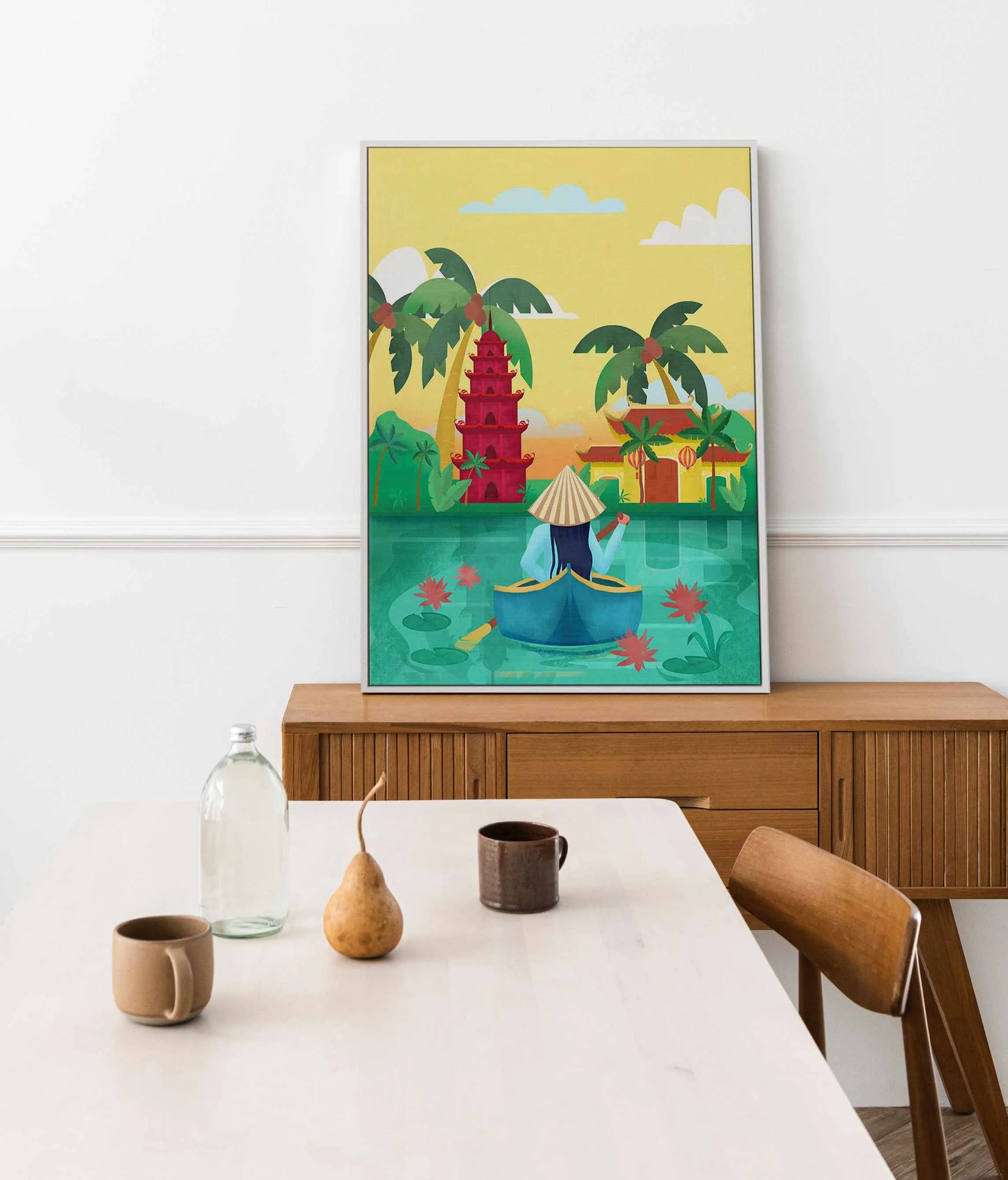 Vietnam by Petra Lizde | Framed Canvas Art Print from Olive et Oriel where you can shop wallpaper and artworks online