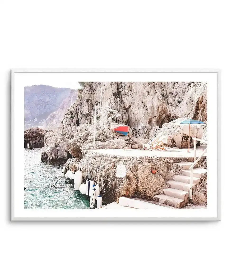 View From Fontelina Art Print-PRINT-Olive et Oriel-Olive et Oriel-A5 | 5.8" x 8.3" | 14.8 x 21cm-Unframed Art Print-With White Border-Buy-Australian-Art-Prints-Online-with-Olive-et-Oriel-Your-Artwork-Specialists-Austrailia-Decorate-With-Coastal-Photo-Wall-Art-Prints-From-Our-Beach-House-Artwork-Collection-Fine-Poster-and-Framed-Artwork