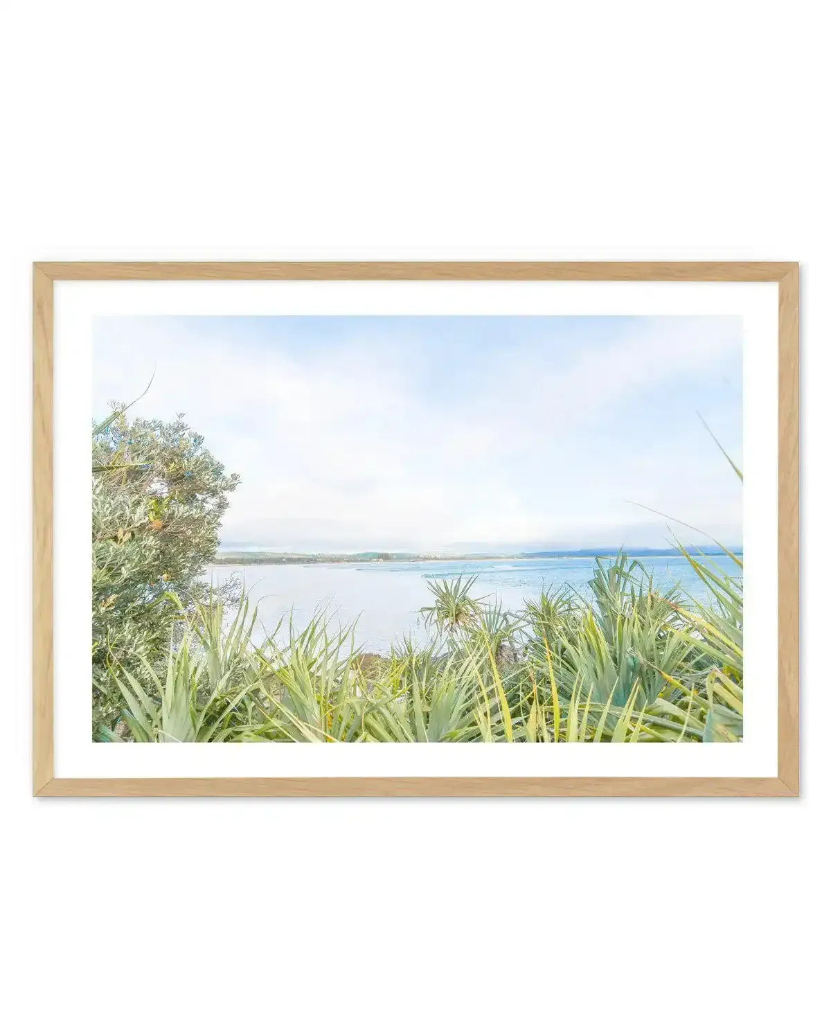 View from The Pass I Art Print-PRINT-Olive et Oriel-Olive et Oriel-A5 | 5.8" x 8.3" | 14.8 x 21cm-Oak-With White Border-Buy-Australian-Art-Prints-Online-with-Olive-et-Oriel-Your-Artwork-Specialists-Austrailia-Decorate-With-Coastal-Photo-Wall-Art-Prints-From-Our-Beach-House-Artwork-Collection-Fine-Poster-and-Framed-Artwork