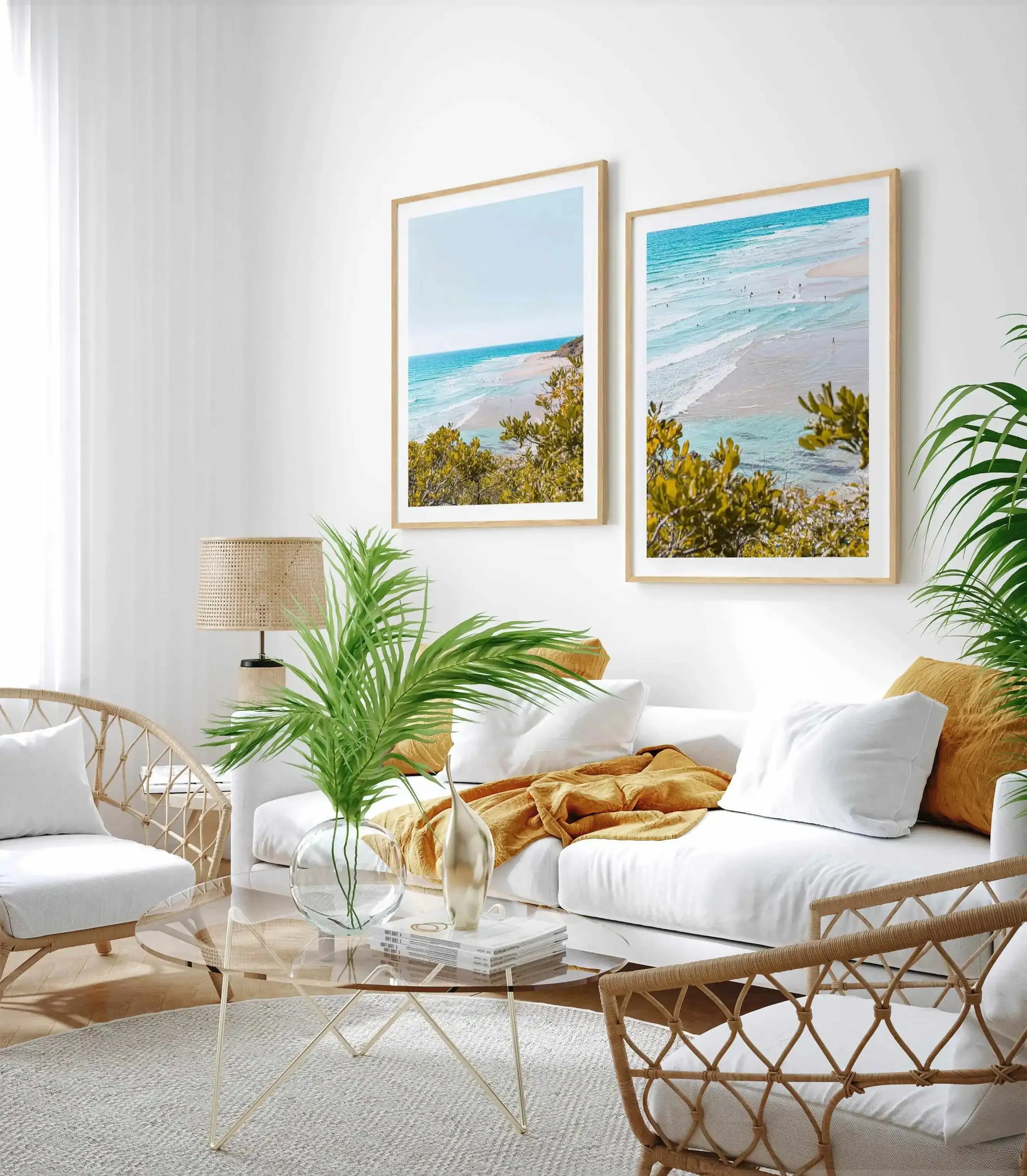 View to Wategos II | PT Art Print-PRINT-Olive et Oriel-Olive et Oriel-Buy-Australian-Art-Prints-Online-with-Olive-et-Oriel-Your-Artwork-Specialists-Austrailia-Decorate-With-Coastal-Photo-Wall-Art-Prints-From-Our-Beach-House-Artwork-Collection-Fine-Poster-and-Framed-Artwork