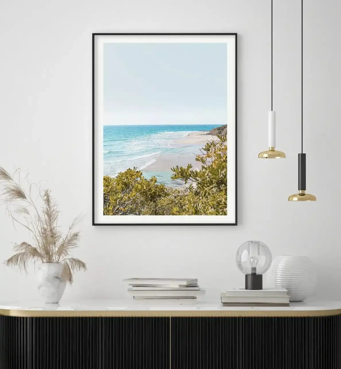 View to Wategos | PT Art Print-PRINT-Olive et Oriel-Olive et Oriel-Buy-Australian-Art-Prints-Online-with-Olive-et-Oriel-Your-Artwork-Specialists-Austrailia-Decorate-With-Coastal-Photo-Wall-Art-Prints-From-Our-Beach-House-Artwork-Collection-Fine-Poster-and-Framed-Artwork