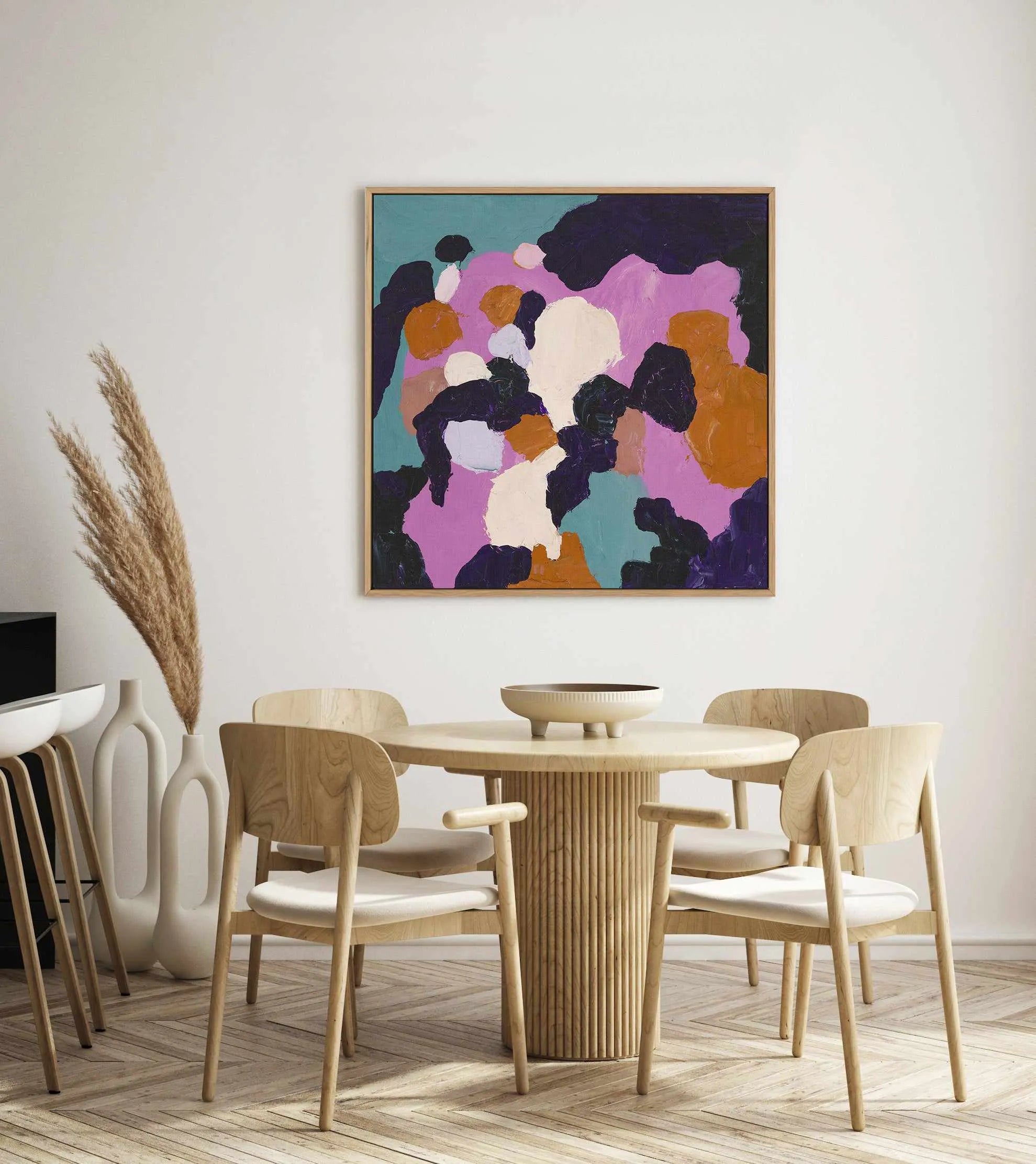 View from a Far by Alicia Benetatos | Framed Canvas Art Print from Olive et Oriel where you can shop wallpaper and artworks online