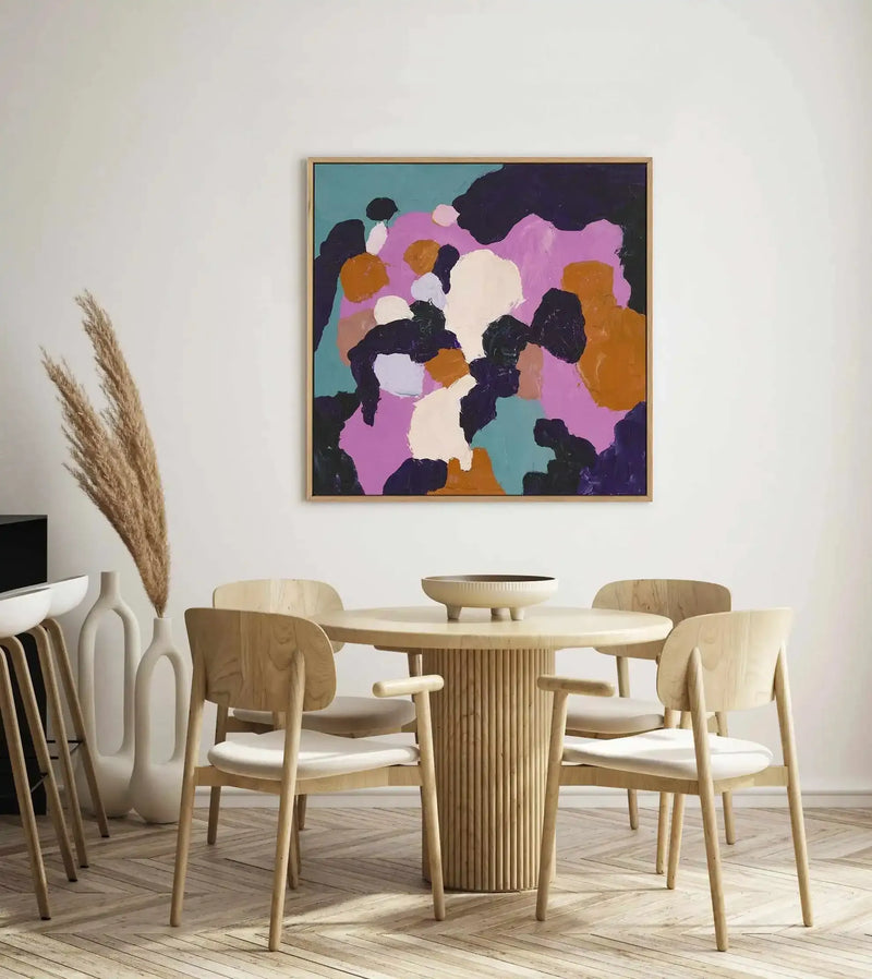 View from a Far by Alicia Benetatos | Framed Canvas Art Print from Olive et Oriel where you can shop wallpaper and artworks online