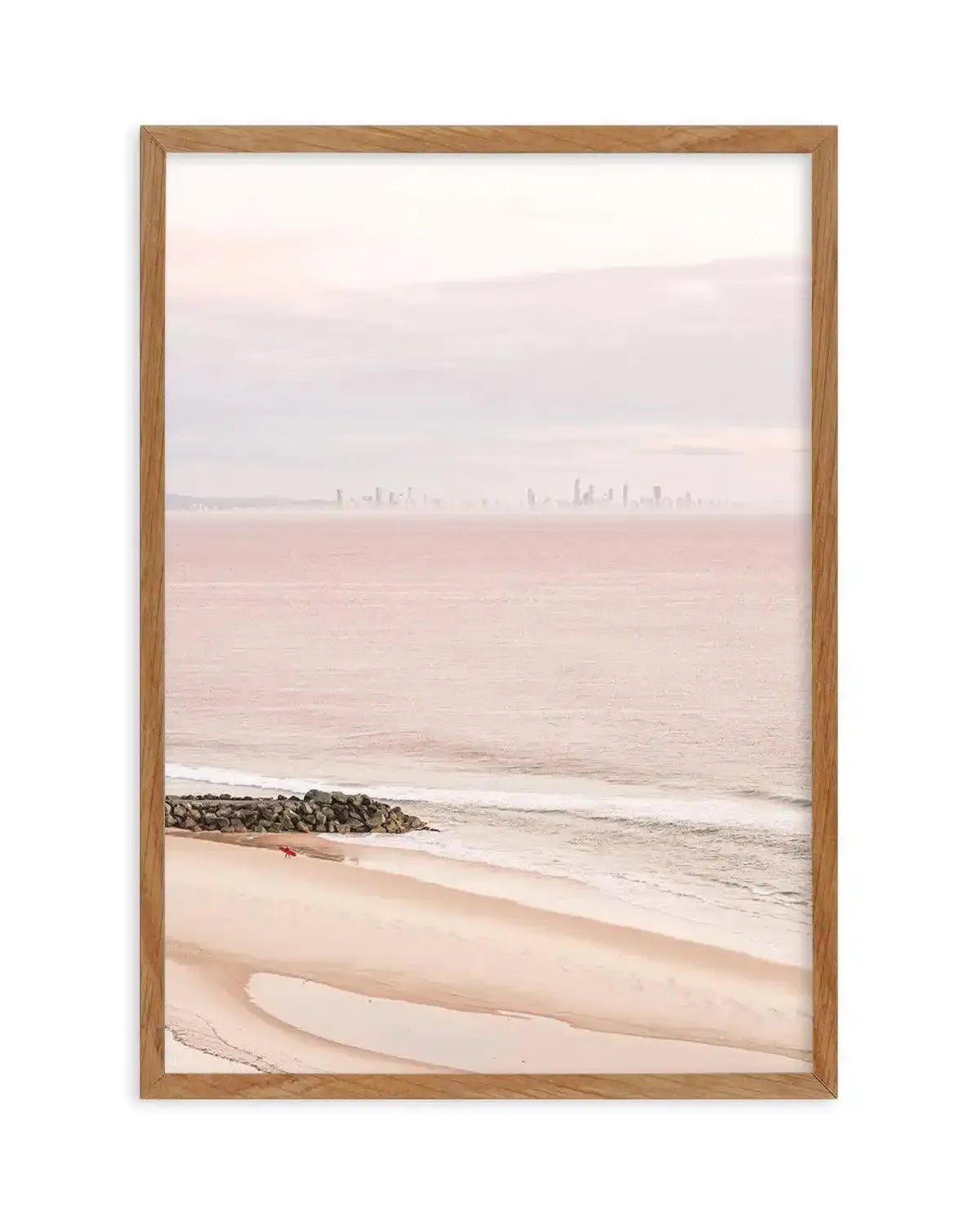 Views from Coolangatta, Gold Coast Art Print-PRINT-Olive et Oriel-Olive et Oriel-50x70 cm | 19.6" x 27.5"-Walnut-With White Border-Buy-Australian-Art-Prints-Online-with-Olive-et-Oriel-Your-Artwork-Specialists-Austrailia-Decorate-With-Coastal-Photo-Wall-Art-Prints-From-Our-Beach-House-Artwork-Collection-Fine-Poster-and-Framed-Artwork