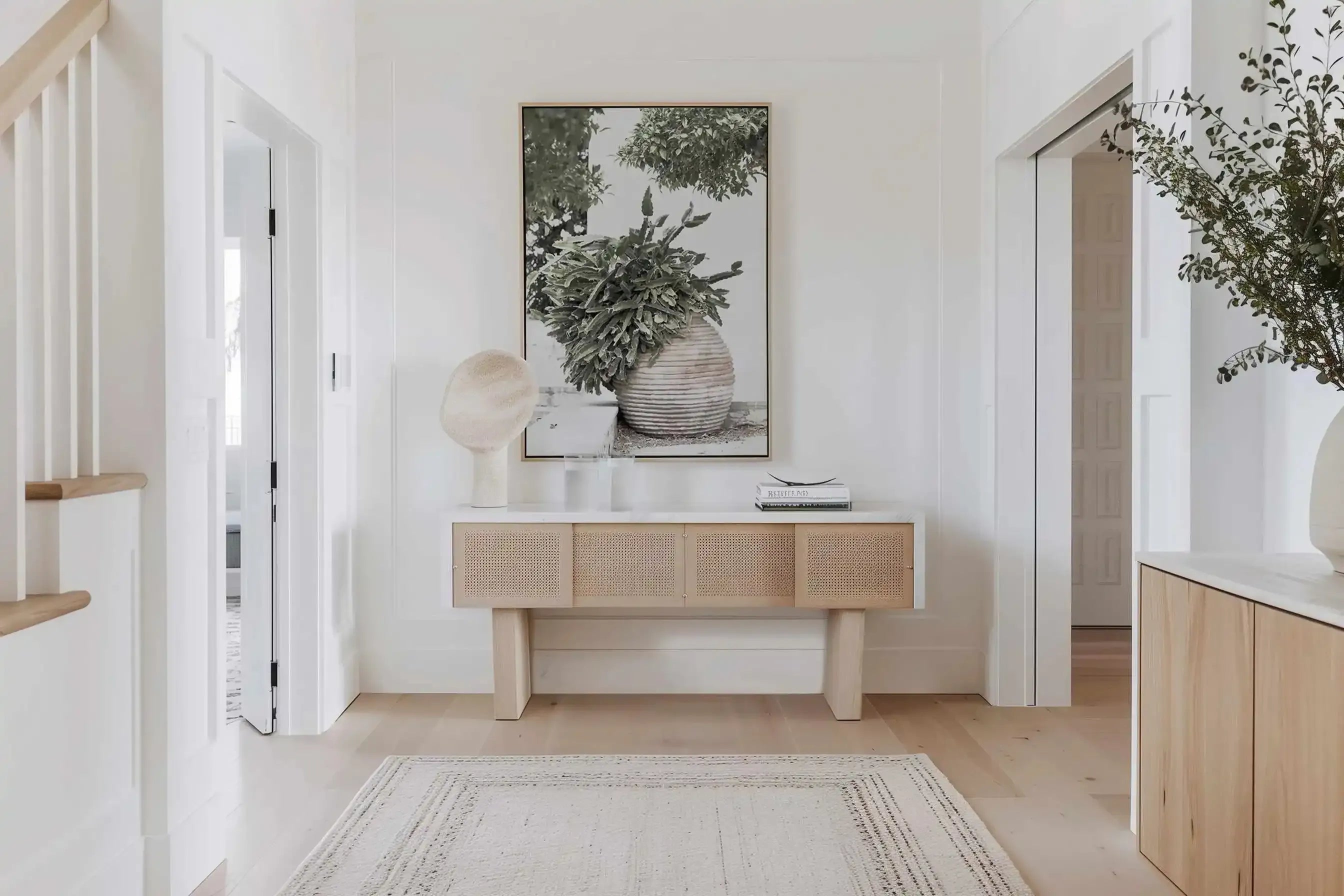 Villa Cactus | Framed Canvas Art Print from Olive et Oriel where you can shop wallpaper and artworks online