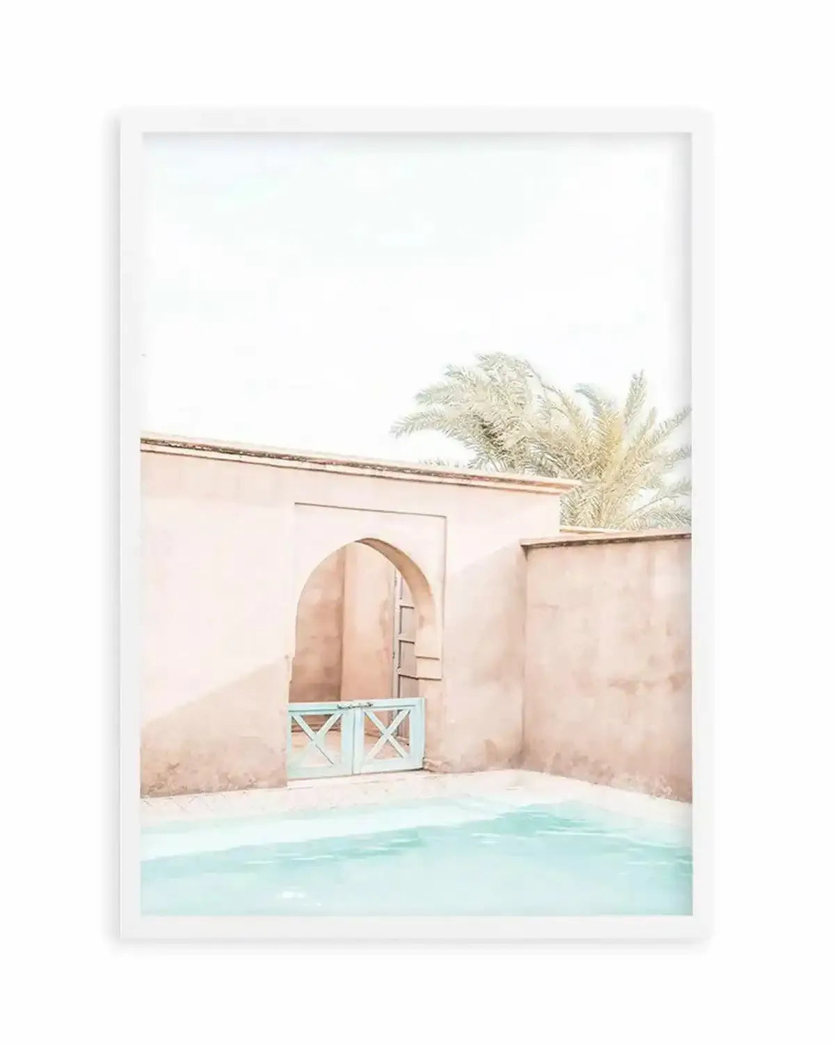 Villa De Marrakech I Art Print from Olive et Oriel where you can shop wallpaper and artworks online