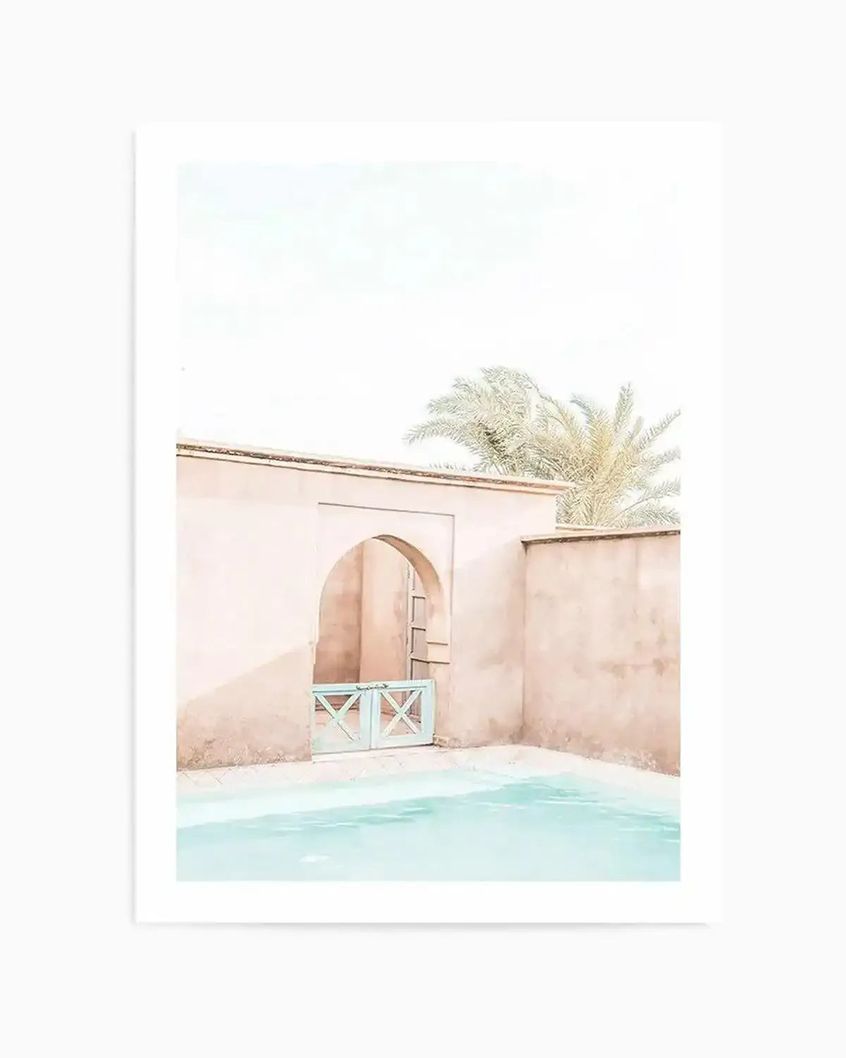Villa De Marrakech I Art Print from Olive et Oriel where you can shop wallpaper and artworks online