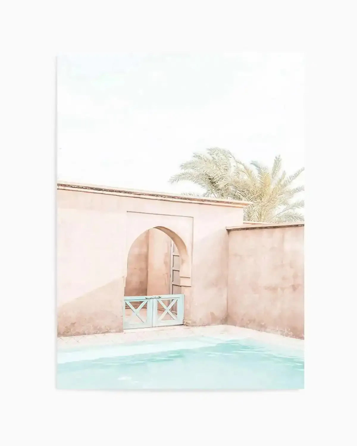 Villa De Marrakech I Art Print from Olive et Oriel where you can shop wallpaper and artworks online