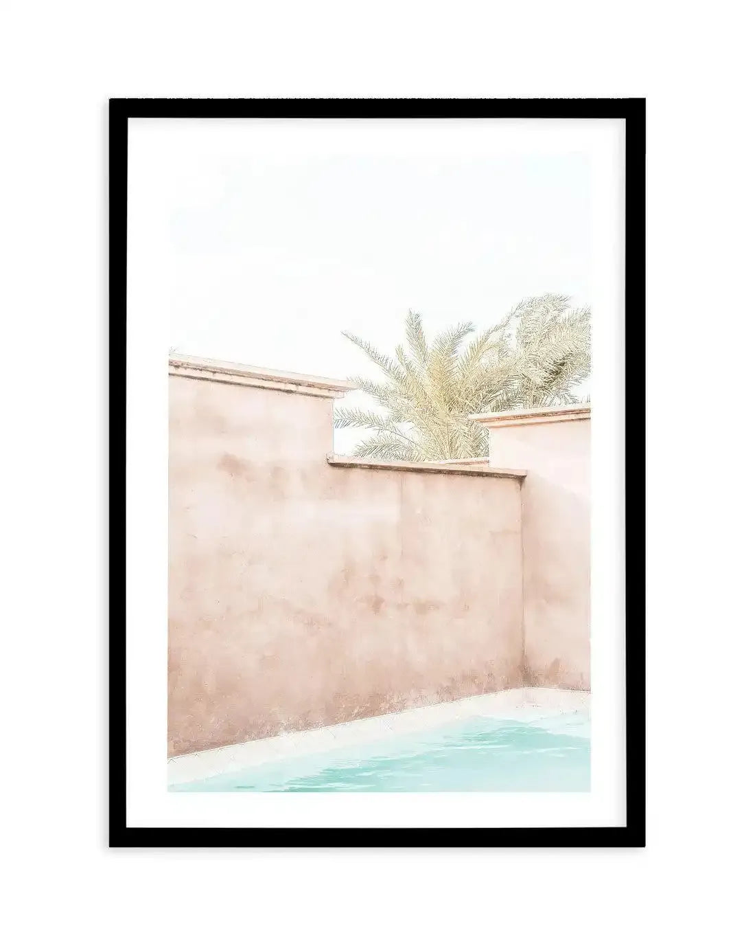 Villa De Marrakech II Art Print-Shop Australian Art Prints Online with Olive et Oriel - Our collection of Moroccan art prints offer unique wall art including moroccan arches and pink morocco doors of marrakech - this collection will add soft feminine colour to your walls and some may say bohemian style. These traditional morocco landscape photography includes desert scenes of palm trees and camel art prints - there is art on canvas and extra large wall art with fast, free shipping across Austral
